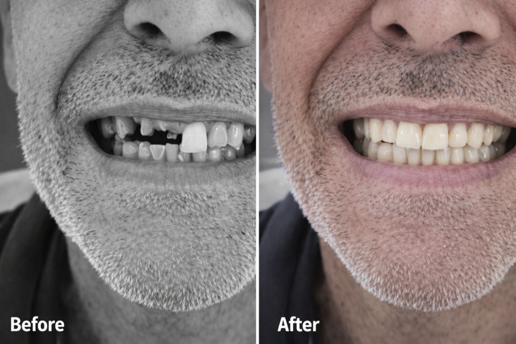 All-on-4 and full mouth rehabilitation costs